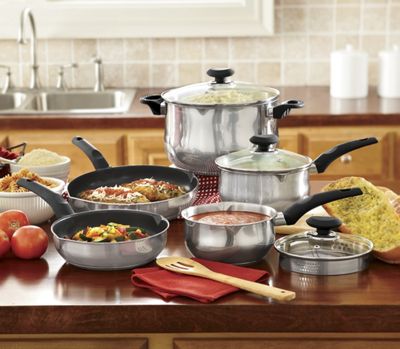 ginny s brand 8 pc stainless steel cookware