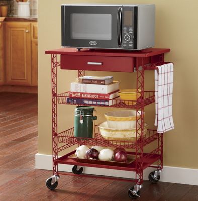 microwave cart