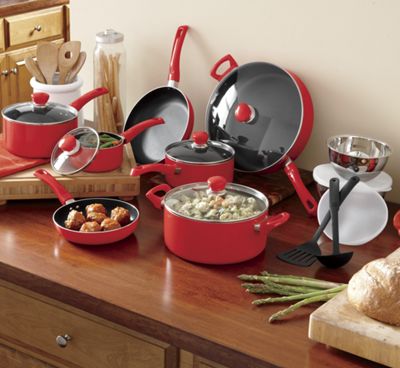ginny s brand 18 pc essential cookware set
