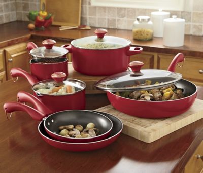 Paula Deens 10 pc Nonstick Aluminum Cookware Set