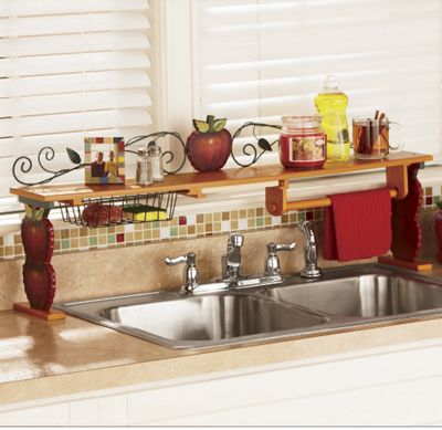 Scroll Apple Over The Sink Shelf