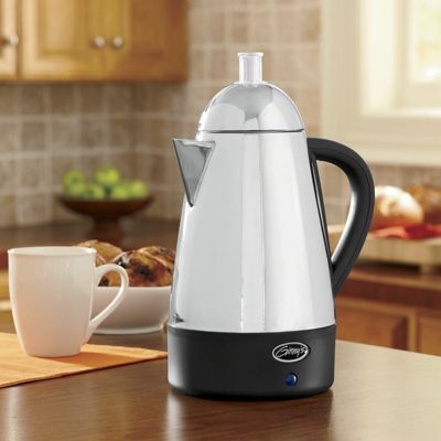 ginny s brand stainless steel percolator coffee pot