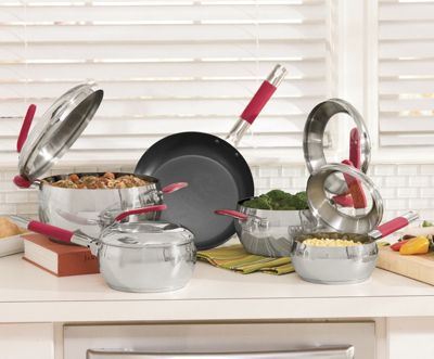 GinnyS Brand 9 Pc Stainless Steel Cookware