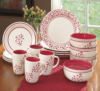 16 Piece Abby Hill Dinnerware