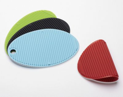 set of 4 silicone potholder trivets