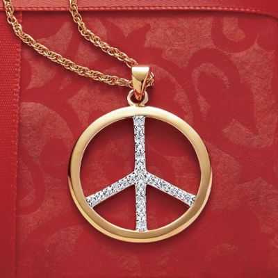 Peace Sign Pendant