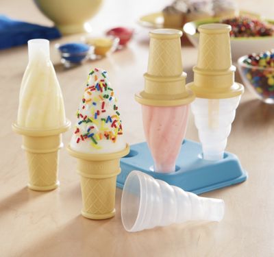 set of 4 ice cream pop molds