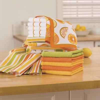 16 pc citrus towel set