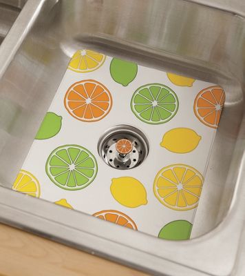 citrus sink mat strainer