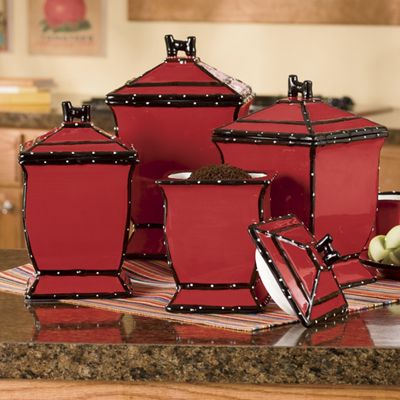 Canister Ruffle 4 Piece Set