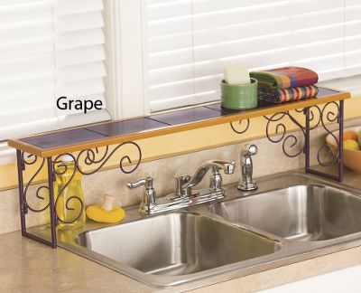 Colorblock Over The Sink Shelf