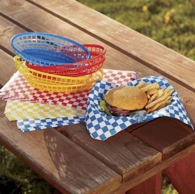 food baskets and liners
