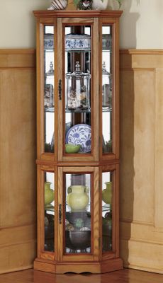 Corner Curio Cabinet