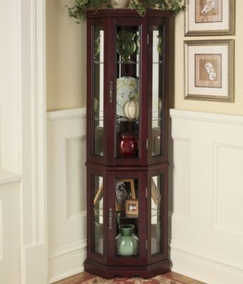 Corner Curio Cabinet