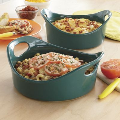 rachael ray set of 2 round bakers