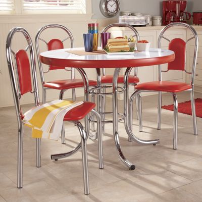 5 Pc Retro Dining Set