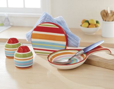 happy stripe table accessories