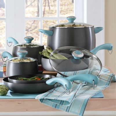Paula Deen 10 piece Hard Anodized Cookware Set