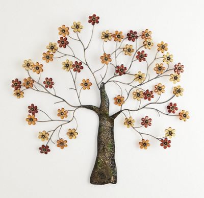 flowering tree wall art