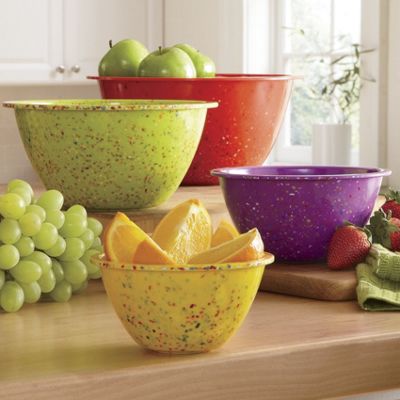 Set Of 4 Confetti Bowls
