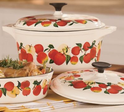 Heuck Dutch Oven With Lid 5 Qt Porcelain Enamel
