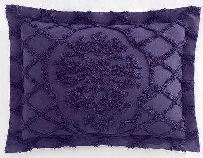 Damask Ruffle Chenille Sham