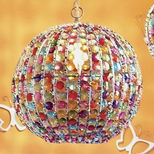 Large Crystal Ball Lamp