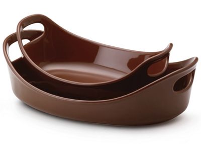 Rachael Ray Bubble  Brown Set of 2