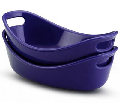 Rachael Ray 12 oz Bubble Brown Ovals Set of 2