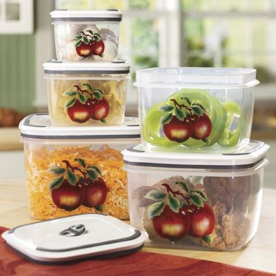 5 Piece Apple Container Set