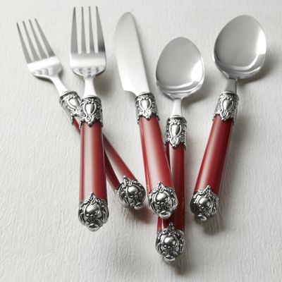 20 Pc Double Capped Flatware Set