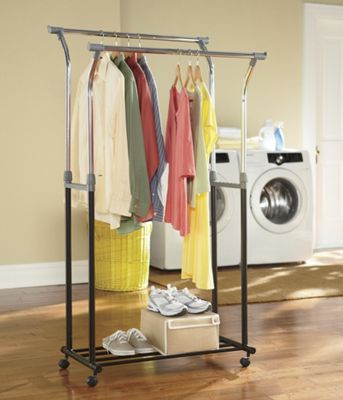 double bar garment rack