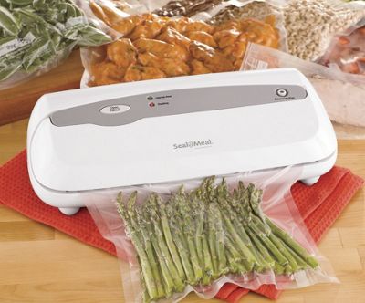 Rival SealAMeal Vacuum Sealer and Vacuum Bag Rolls