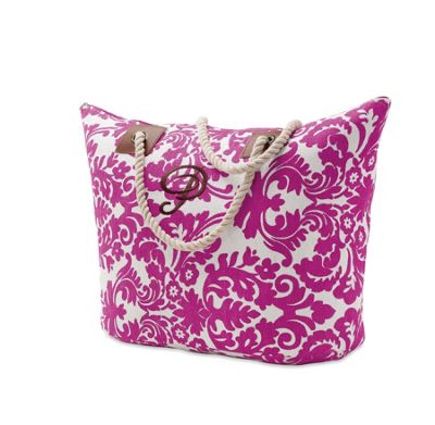 monogrammed tote bag