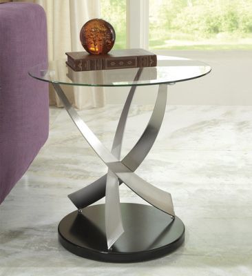 Swirl End Table