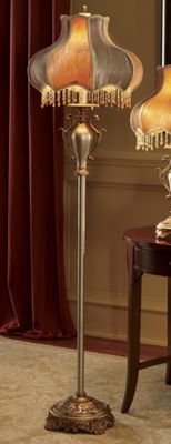 Victorian Beaded Floor Lamp