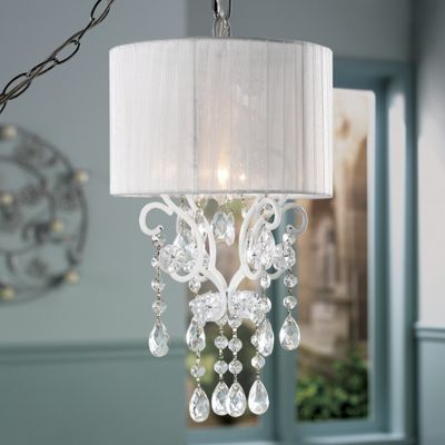 Light White Crystal Pendant