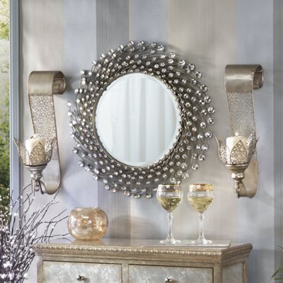 Sconce Set Neptune In Champagne Metal