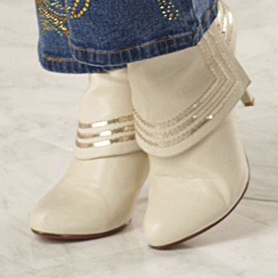 Sequin Trim Bootie By Midnight Velvet