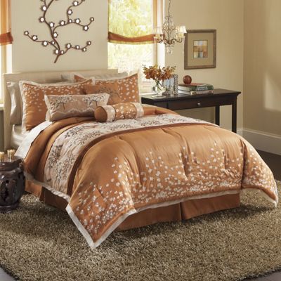 Cherry Blossom Bedding and Window Treatments 1