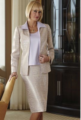Crocodile Rock Jacquard 3 Piece Suit