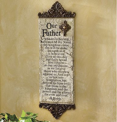 The Lords Prayer Plaque