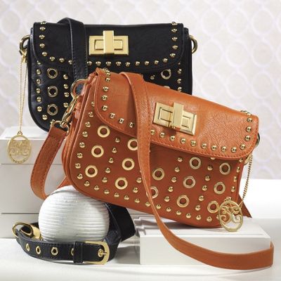 Side Bag Triple Pocket Studded