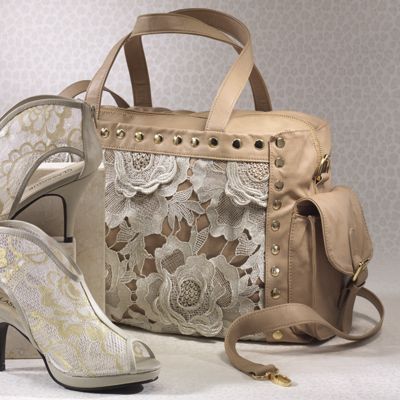 Bag Floral Lace Inset