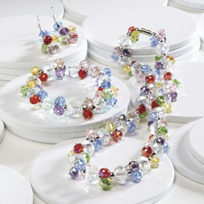 Jewelry Multicolor Crystal Set