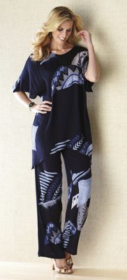 Pant Set Mixed Blues