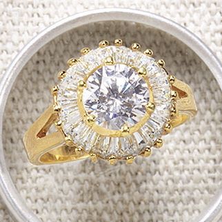 Ring Round With Radiant Baguettes