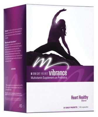 Healthy Heart 31 day Midnight Velvet Vibrance Vitamin and Supplement Packs