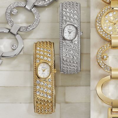 Crystal Bangle Watch Z