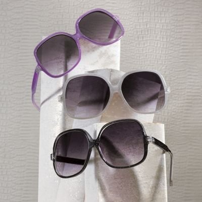 Sunglasses, Oversized Glitter